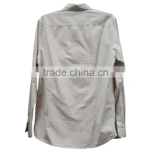 Office Casual Wear Shirt Women Elegant 100%cotton Formal Shirt Loose Fit Solid White Shirt thumbnail-2