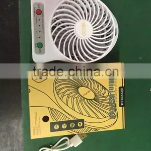 BHNUSBF07163 High Performance DC 5V Portable Mini Fan ,rechargeable Usb Fan 5v dc Mini Cooling Fan WITH LED LIGHT thumbnail-2