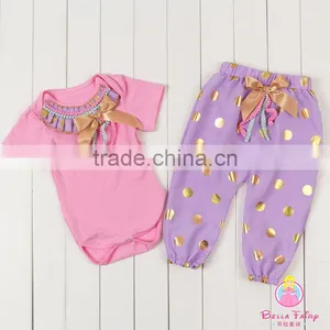 2016 New Girls Cute Outfits Cotton Shirt+pants Spring Pettiset Baby Gift Clothing Set thumbnail-4
