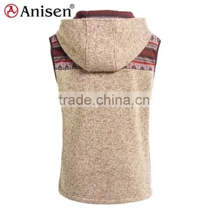 Plus Size Clothing Polyester Fleece Hooded Women Vest thumbnail-4