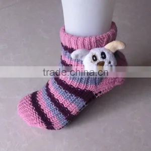 Thick Acylic Carton Non-kid Home Sock thumbnail-5