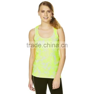 Classical Design Active Watercolour Print Vest Top Tank thumbnail-1
