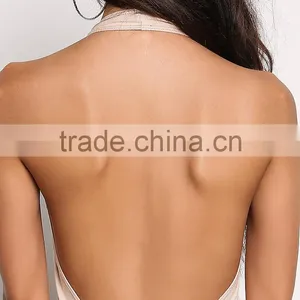MGOO Custom Made Fashion Bodysuits Plain For Young Girl 2017 New Designs Scoop Neck Sleevless Blouses Tops thumbnail-5