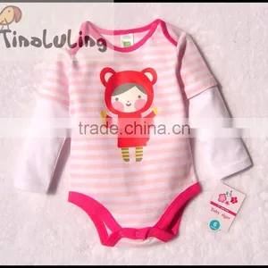 TinaLuLing New Arrival Daddy's No.1 Long Sleeve Baby Winter Rompers Soft Cotton Baby Bodysuits thumbnail-3