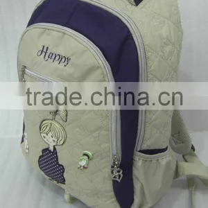 2017 Latest Custom New Design Girls School Bag Backpack thumbnail-2