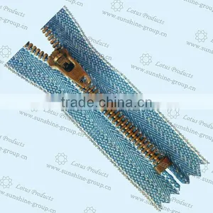 20cm Brown Metal Zipper High Quality Zipper thumbnail-5