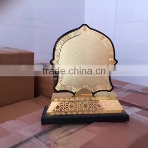 2017 New Design Metal Trophy /wooden Base Trophy / Black Acrylic Trophy /crystal Trophy Kjj-02 thumbnail-2