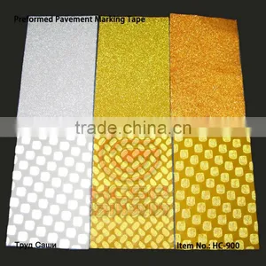 Road Synthetic Rubber Extended Reflective and Anti-skid Performance Pavement Marking Tape thumbnail-1