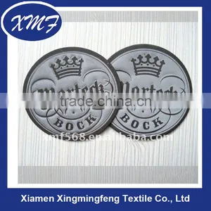 Fashion Design Custom Embossed Leather Patch,garment Jeans Leather Patch Labels thumbnail-1