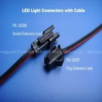 UL Certificate JST Pixel Rgb Led Strip Light 2 Pin Coupling Plug Extension Leads for LED Verteiler 6 Gats Distributors thumbnail-1