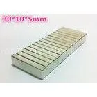 Industrial Block Strong Neodymium Magnets Nickel Plated Magnets 30*10*5mm thumbnail-1