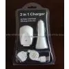 3 In1 Car & AU Mains Charger USB Cable for IPods IPhones thumbnail-1