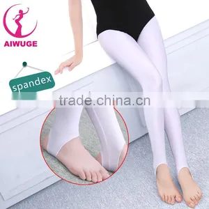 Professional Factory Wholesale Cheap Kids Ballet Dance Stirrup Tights thumbnail-1