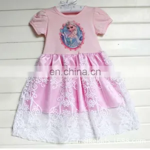 2014 Hot Sale Elsa Girl Party Dress , Frozen Elsa Dress thumbnail-1