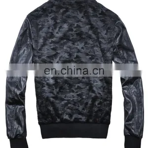 2015 Lastest Fashion Handsome Camouflage Printed Men's Swede Jacket thumbnail-2