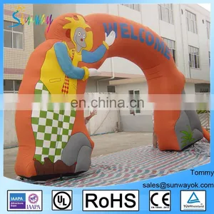 Yellow Children Theme Inflatable Entrance Arch For Activity thumbnail-1