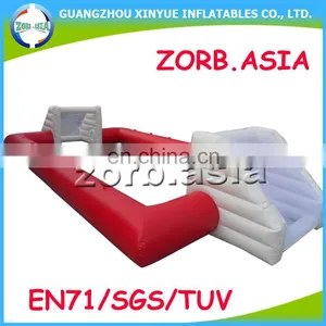 0.55mm PVC Tarpaulin Giant Cheap Inflatable Soap Soccer Field, Inflatable Water Soccer Field for Sale thumbnail-4