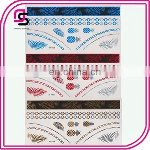 New Tattoo Sticker Colorful Laser Tattoo Sticker Designs 3 Colors Available thumbnail-6
