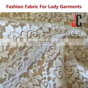 AL8066 Shaoxing JC Polyester Spandex Lace Wholesale African French Lace Fabric thumbnail-3