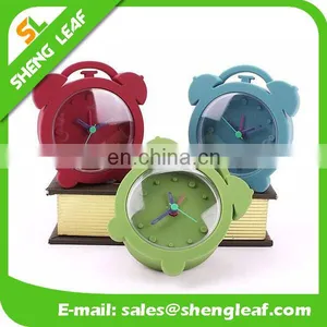 Candy Color Lie-ins Electronic Alarm Clock Silicone Cartoon Alarm Clock thumbnail-2