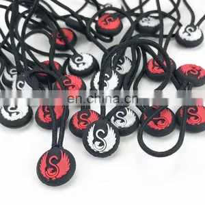 Zipper Pull Tabs PVC/Rubber Zipper Pull Charms for Handbags thumbnail-3