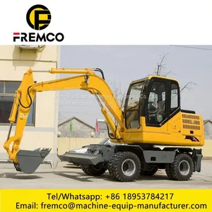 FWE70 Small Wheel Excavator 7.0 Tons thumbnail-1