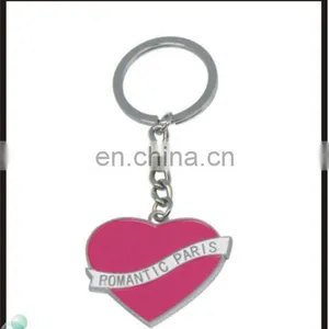 Rhinestone Heart Floating Keychain thumbnail-5