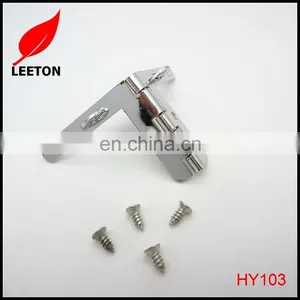 Shiny Nickel Quadrant Box Hinge thumbnail-3
