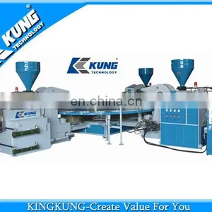 2014 Hot Selling 3 Color PVC Sole Making Machine thumbnail-1
