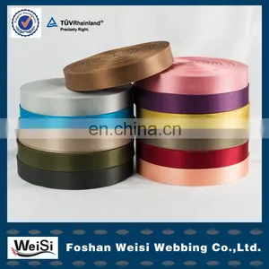 Manufacturer Multicolor Custom Recycled Polyester Webbing thumbnail-1
