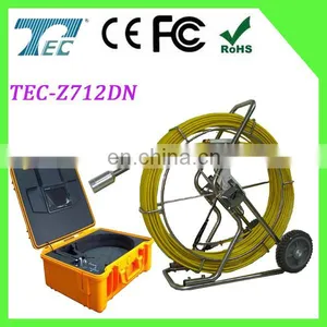 60m-150m Fiberglass Cable Underwater Pipe Inspection Camera With 7inch LCD Color Monitor TEC-Z712DN thumbnail-1