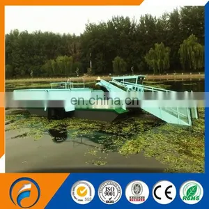 Dongfang DFGC-90 Paddle Wheel Drive Aquatic Weed Harvester Water Hyacinth River Ship&Harvester Boat&Weed Harveste thumbnail-1