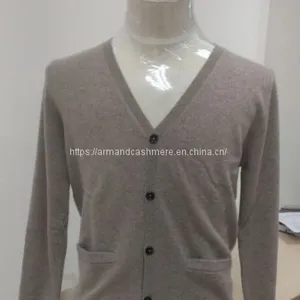 Men's 100% Cashmere Sweater Cardigan thumbnail-1