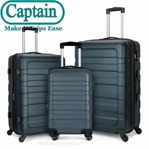 Hot Sale 4 Wheels 20 24 28 Inches Three Pcs Sets ABS Trolley Luggages thumbnail-4