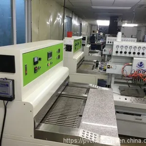 3 Stations Pvc Rubber 3d Patch Making Machine thumbnail-3