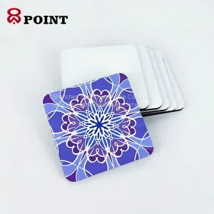 Sublimation Printing Wooden Coaster With Cork Back thumbnail-4