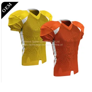 Cheap Wholesale Sublimation Custom Blank American Football Jerseys thumbnail-3
