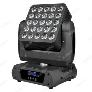 25*10W Matrix RGBW 4in1 DJ Disco Stage Light LED Moving Head Light thumbnail-3