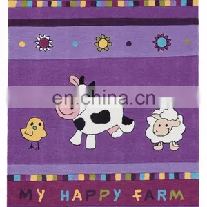 Kids Home Designs Bedroom Decorating Cartoon Design Shaggy Carpet thumbnail-6