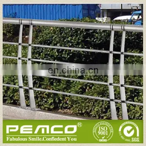 Foshan PEMCO Manufacturer Side Mounted Glass Stair Balustrade thumbnail-1
