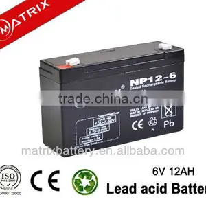 High Energy Storage Battery 6V 12ah for Standby Use thumbnail-1