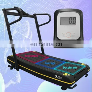 Best Price Running Treadmill Curved Treadmill Foldable Non-Motorized Manual Walking Treadmil Home Fitness thumbnail-1