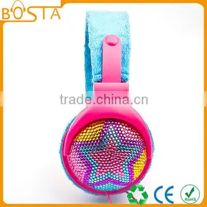 Best Stereo Hifi Popular Diamond Headphone/kids Headphone/star Headset thumbnail-3