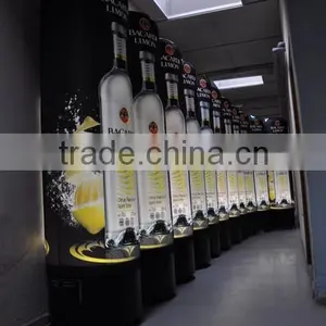 15 ft Inflatable LED Lamp Post for Wine Advertising thumbnail-1