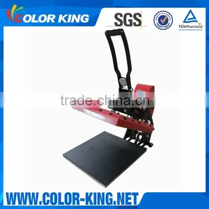 Fujian Colorking Semi Auto Open Heat Transfer Press Machine Cap Sublimation Hot Press Printing Press thumbnail-1