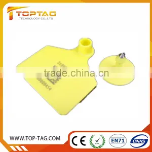 Eco-friendly EM4305 LF Rfid Ear Tag Animal Tags for Sheep / Cattle / Goat / Cow / Pig Animal Management thumbnail-5