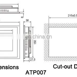 ATP007 Wireless Temperature Monitor Touch Screen RS485 4G Local&remote Display 7 Inches thumbnail-5