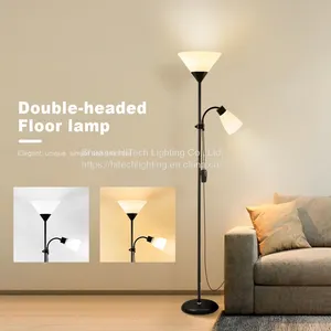 Modern Led Floor Lamps For Living Room Bedroom Corner Lamp E27 Bulb Holder Standing Lamps American Style Decor Floor Light thumbnail-1