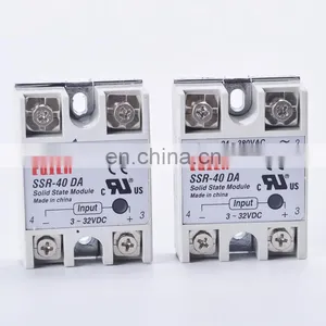 Single Phase Solid State Relay SSR-40DA SSR-25DA SSR-10DA DC To AC 3-32VDC Input 24-380VAC Output Solid State Relay thumbnail-1