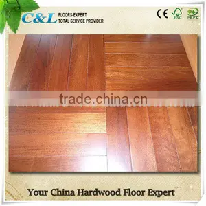 Anti-scratched Matt Smooth Solid Merbau Hardwood Flooring thumbnail-1